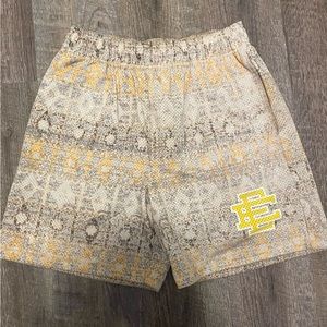 Eric Emanuel EE Basic Rug Shorts - Size M (Grey/Yellow)